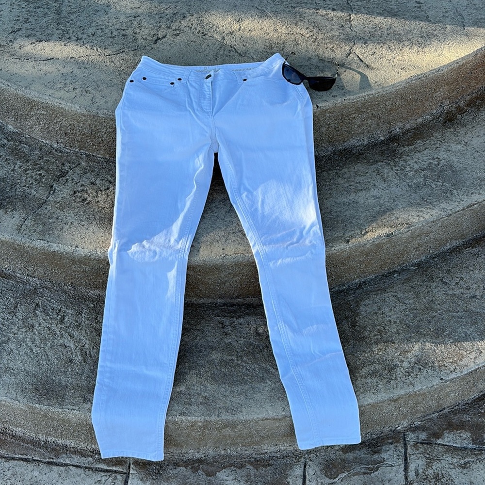White Boden Skinny Jeans size 8L like Brand New
